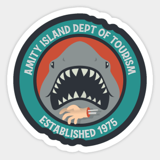 Amity Island Department of Tourism Sticker